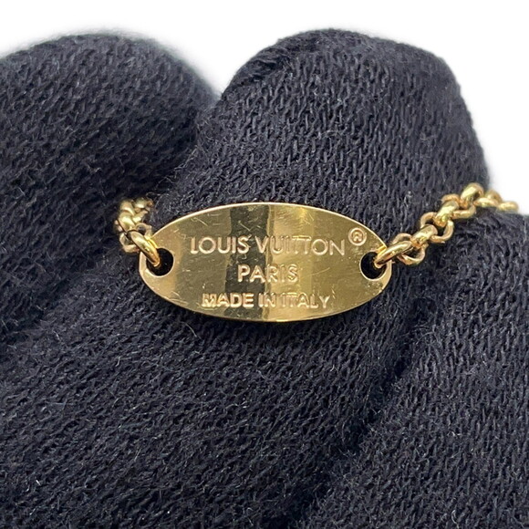 Louis Vuitton Women's Ring Set with LV Rhinestones, Size M, M1695M.
